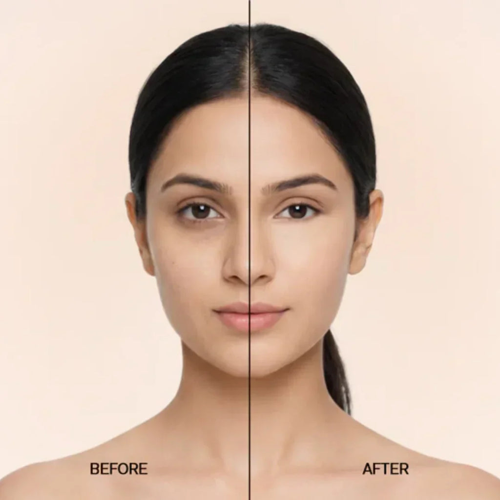 FLICKA Silk Touch & Blend & Shine Face Perfection Duo | Hydrating Primer+SPF Foundation