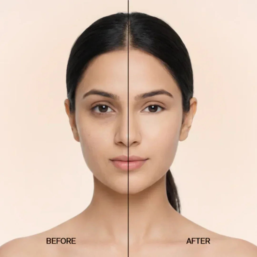 FLICKA Silk Touch & Blend & Shine Face Perfection Duo | Hydrating Primer+SPF Foundation