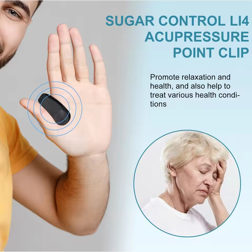 Sugar Control Acupressure LI4 Point Hand Clip