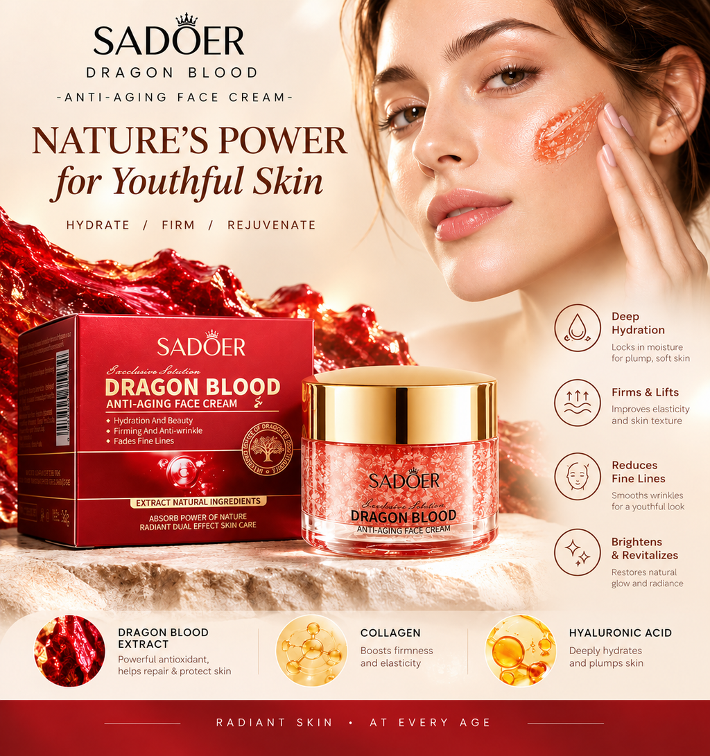 Sadoer Dragon Blood Cream – Brightening & Skin Firming Face Cream