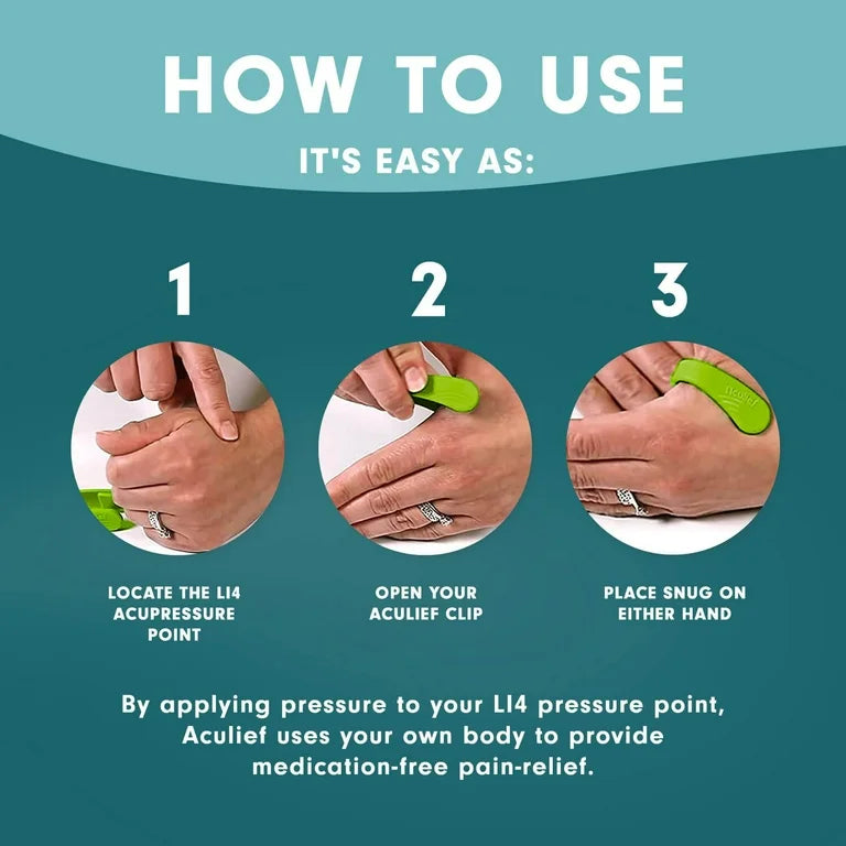 Sugar Control Acupressure LI4 Point Hand Clip